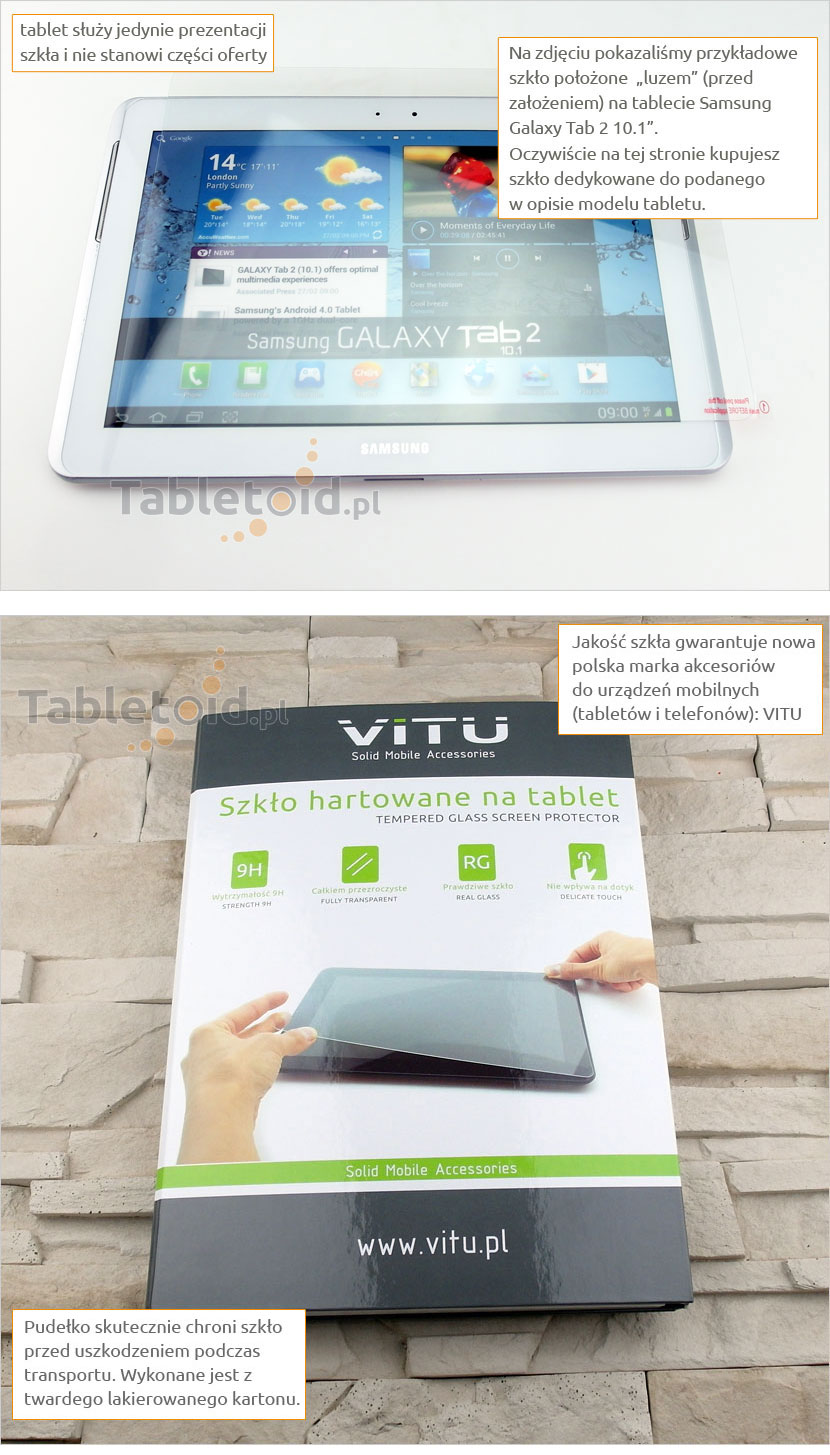 Szkło hartowane na tablet SAMSUNG T350 Galaxy Tab A 8.0